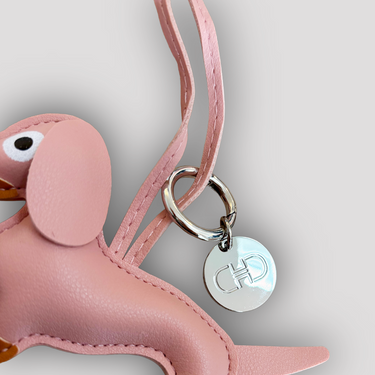 Classic Bag Charm - Dackel - Rosa