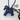 Signature Bag Charm – Pferd mit Tuch - Blau mit blauen Tuch