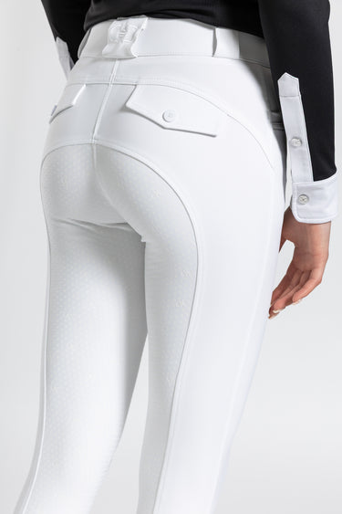 Reithose Daniela (Full Grip) - Weiß