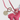 Signature Bag Charm – Pferd mit Tuch - Pink mit rosa Tuch