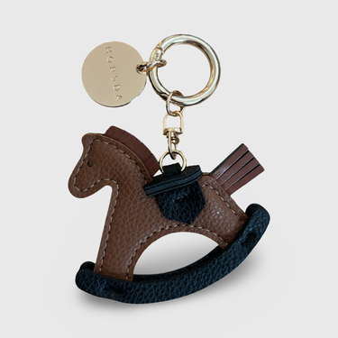 Key Charm Schaukelpferd Braun